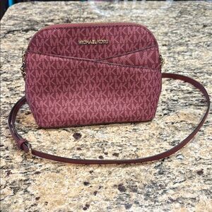 Michael Kors Burgundy Crossbody Bag